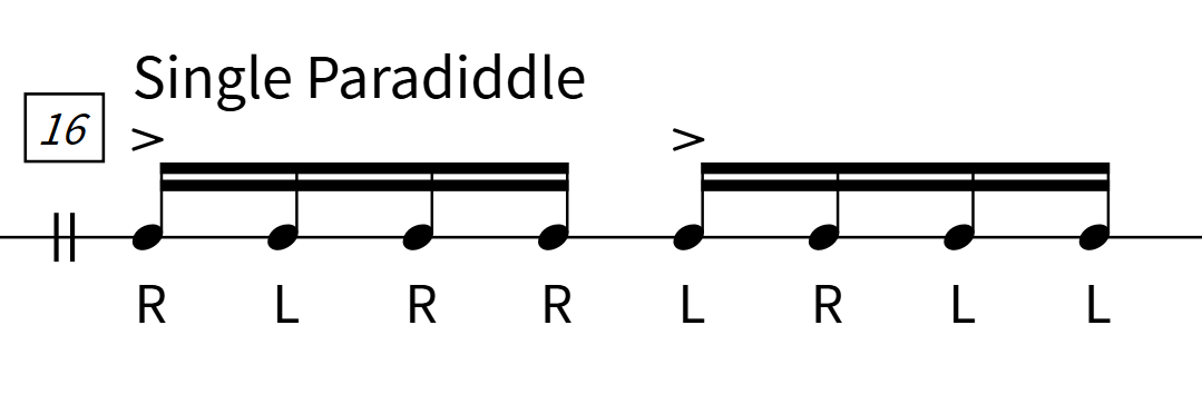 16. Paradiddle