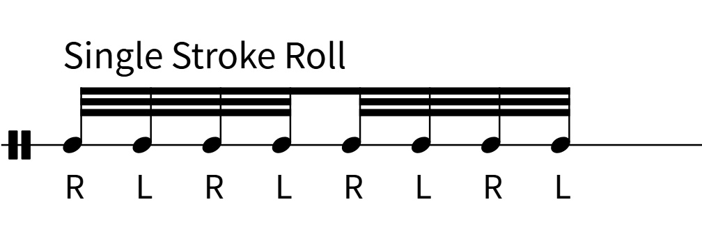 1.Single Stroke Roll