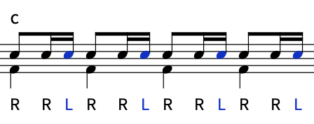 リードハンド・スティッキング:パターン3